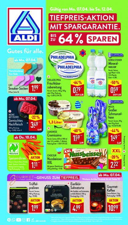 Aldi Nord Prospekt 10.04.2025