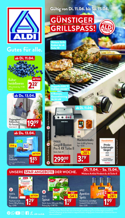 Aldi Nord Prospekt 13.04.2023