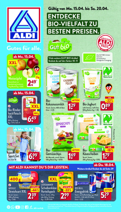 Aldi Nord Prospekt 18.04.2024
