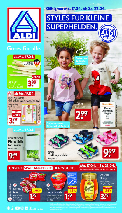 Aldi Nord Prospekt 20.04.2023