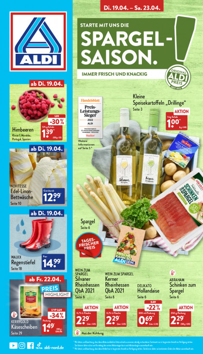Aldi Nord Prospekt 21.04.2022