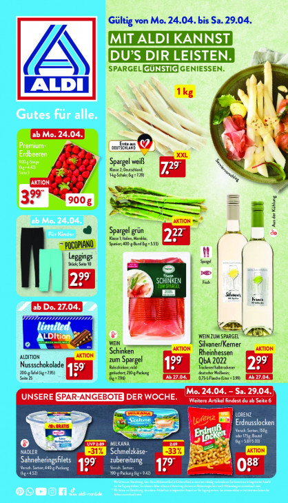 Aldi Nord Prospekt 27.04.2023