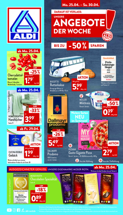 Aldi Nord Prospekt 28.04.2022