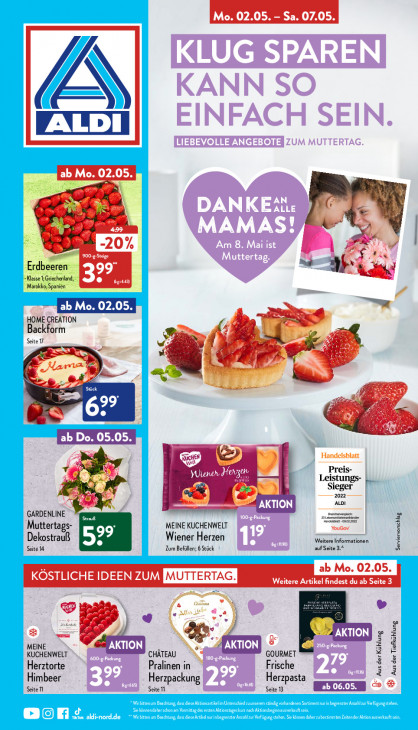 Aldi Nord Prospekt 05.05.2022