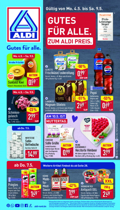 Aldi Nord Prospekt 07.05.2026