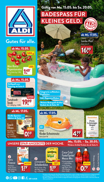 Aldi Nord Prospekt 17.05.2023
