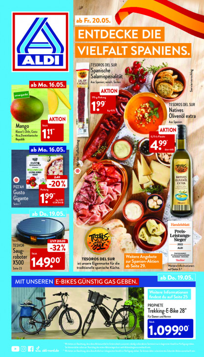 Aldi Nord Prospekt 19.05.2022