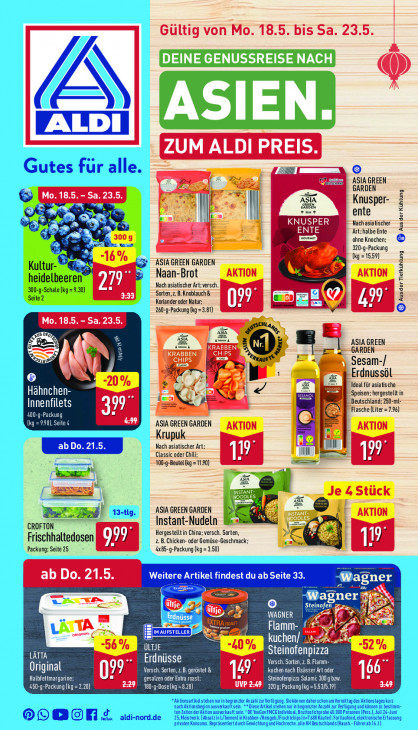 Aldi Nord Prospekt 21.05.2026