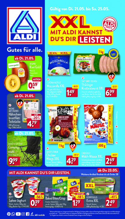 Aldi Nord Prospekt 23.05.2024