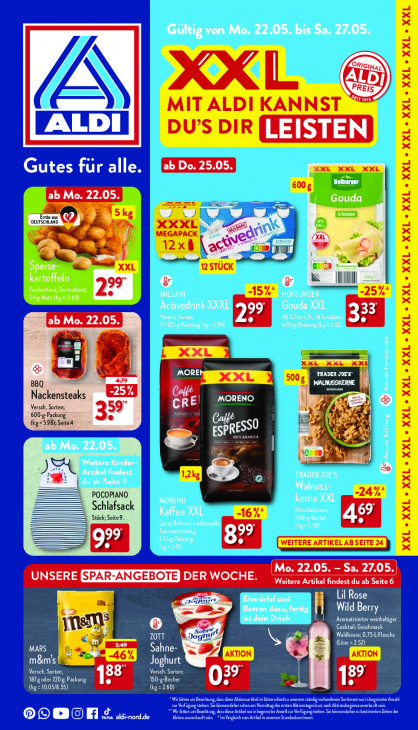 Aldi Nord Prospekt 26.05.2023