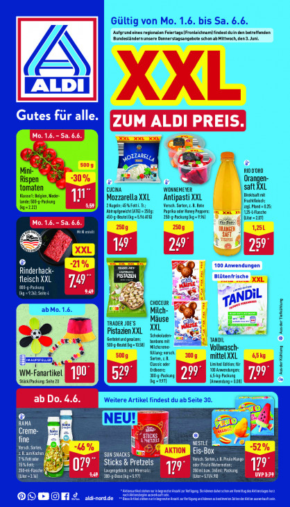 Aldi Nord Prospekt 03.06.2026