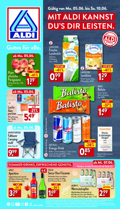 Aldi Nord Prospekt 07.06.2023