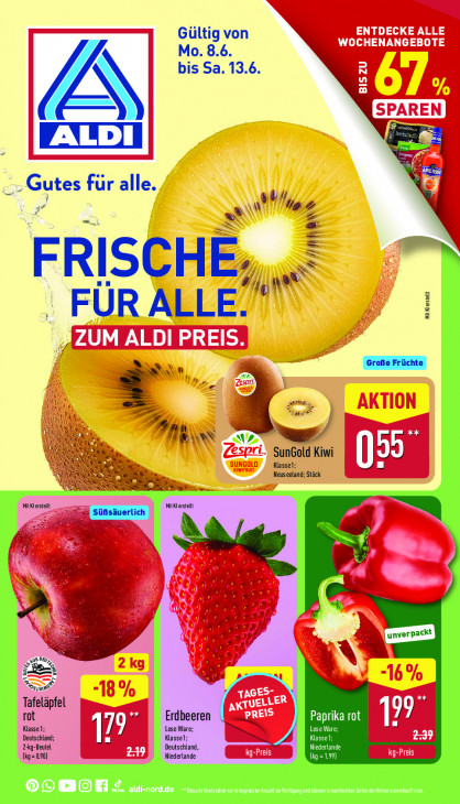 Aldi Nord Prospekt 11.06.2026