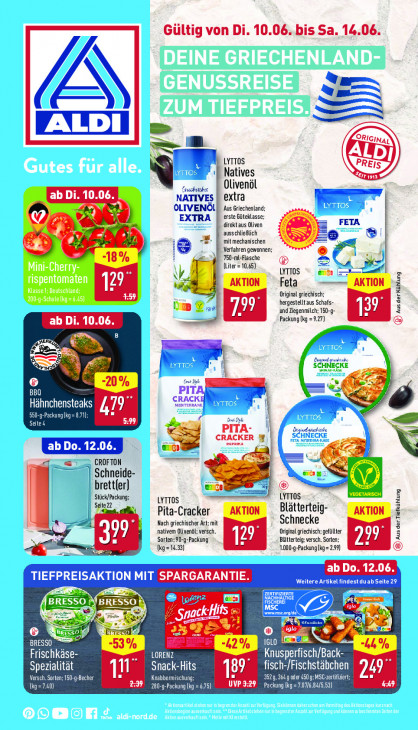 Aldi Nord Prospekt 12.06.2025