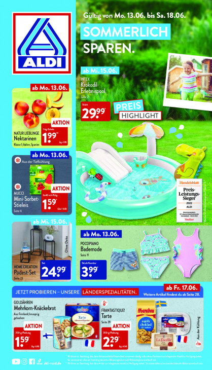 Aldi Nord Prospekt 15.06.2022