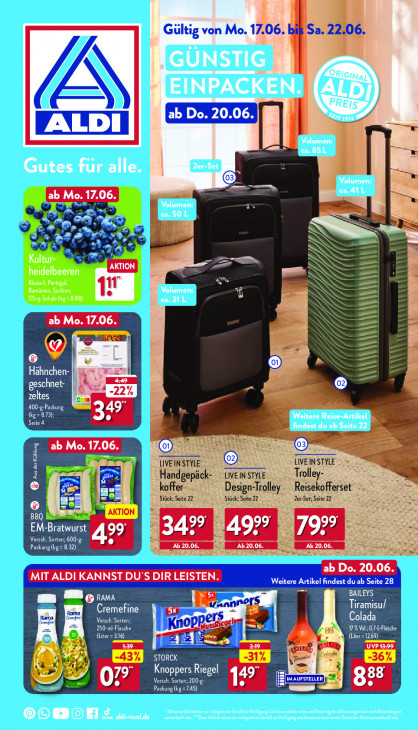 Aldi Nord Prospekt 20.06.2024