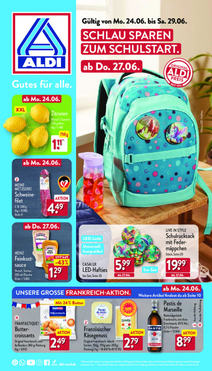 Aldi Nord Prospekt 27.06.2024