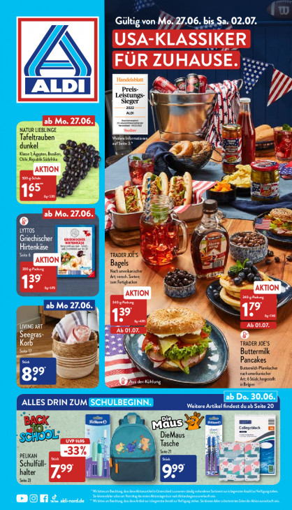 Aldi Nord Prospekt 30.06.2022