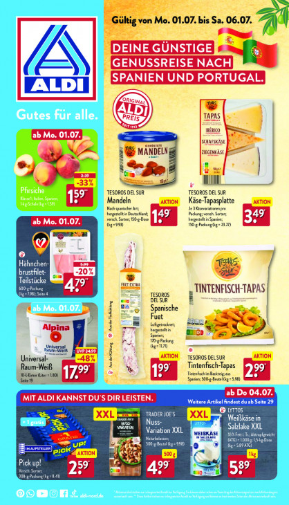 Aldi Nord Prospekt 04.07.2024