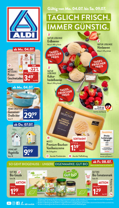 Aldi Nord Prospekt 07.07.2022