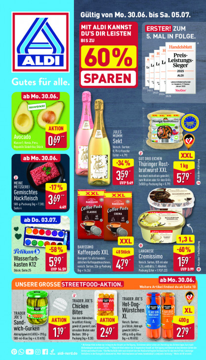 Aldi Nord Prospekt 03.07.2025