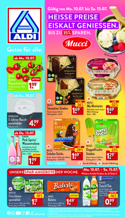 Aldi Nord Prospekt 13.07.2023