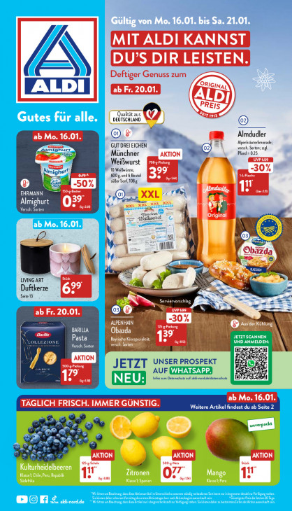 Aldi Nord Prospekt 19.01.2023