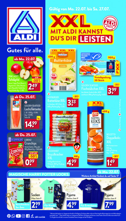 Aldi Nord Prospekt 25.07.2024