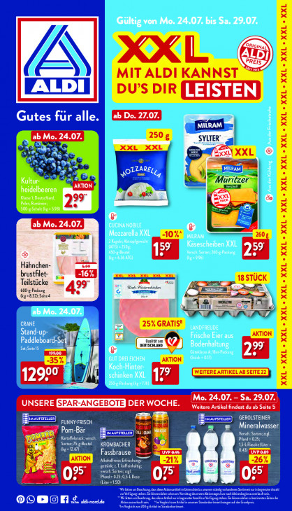 Aldi Nord Prospekt 27.07.2023