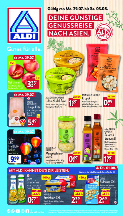 Aldi Nord Prospekt 01.08.2024