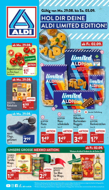 Aldi Nord Prospekt 01.09.2022