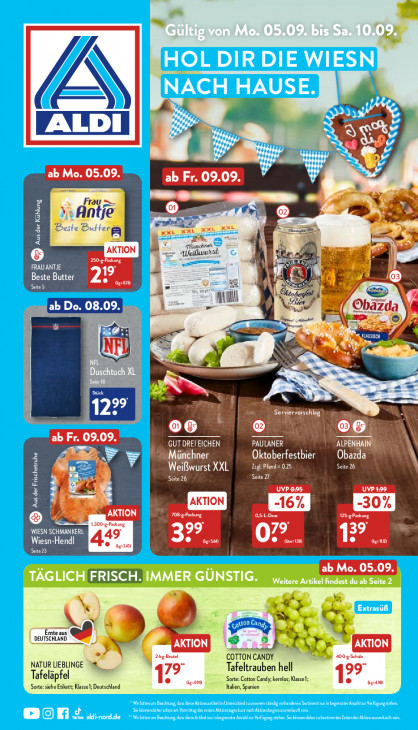 Aldi Nord Prospekt 08.09.2022