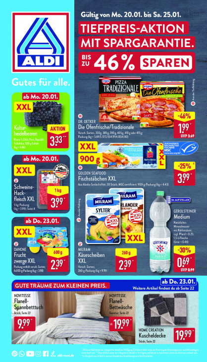 Aldi Nord Prospekt 23.01.2025