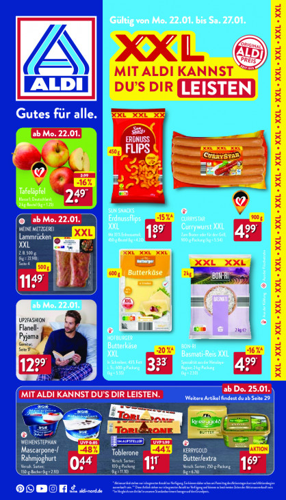 Aldi Nord Prospekt 25.01.2024