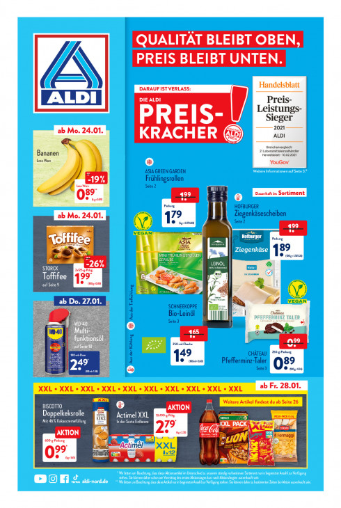 Aldi Nord Prospekt 27.01.2022