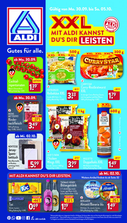 Aldi Nord Prospekt 02.10.2024