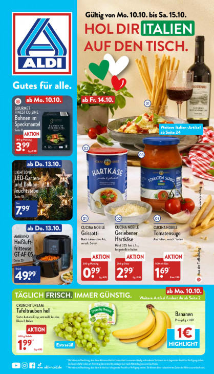 Aldi Nord Prospekt 13.10.2022