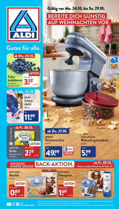 Aldi Nord Prospekt 27.10.2022