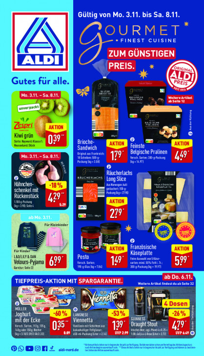 Aldi Nord Prospekt 06.11.2025