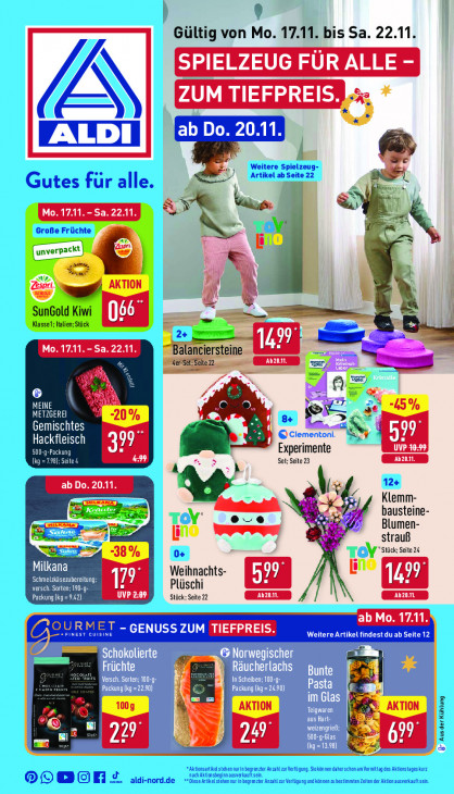 Aldi Nord Prospekt 20.11.2025