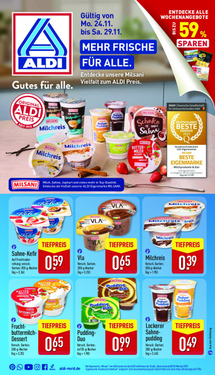 Aldi Nord Prospekt 27.11.2025