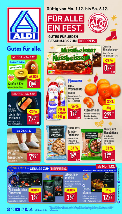 Aldi Nord Prospekt 04.12.2025