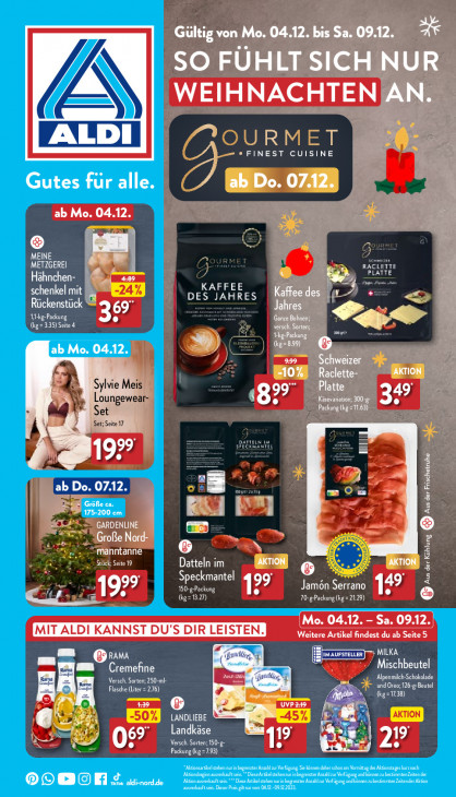 Aldi Nord Prospekt 07.12.2023