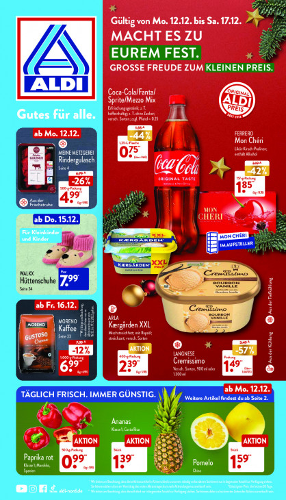 Aldi Nord Prospekt 15.12.2022