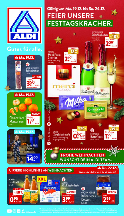 Aldi Nord Prospekt 22.12.2022
