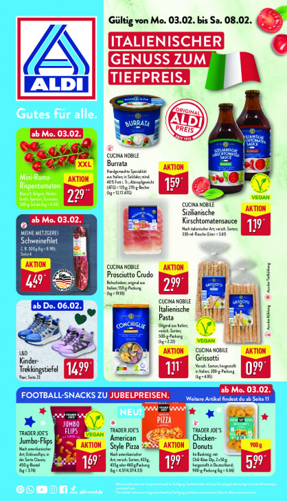 Aldi Nord Prospekt 06.02.2025