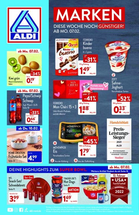 Aldi Nord Prospekt 10.02.2022