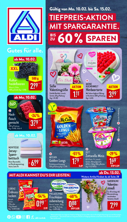 Aldi Nord Prospekt 13.02.2025