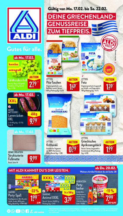 Aldi Nord Prospekt 20.02.2025