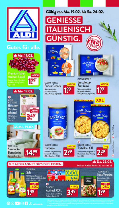 Aldi Nord Prospekt 22.02.2024